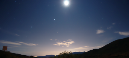  View from Mt. Charleston with the wide-angle lens (no telescope). 